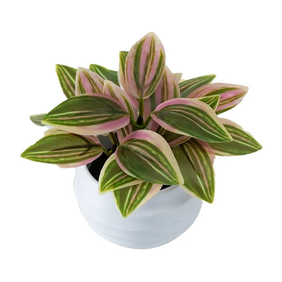 Namzi Fake Plants Artificial Greenery Potted Faux Lifelike Plant for Home Garden Party Decoration-B12