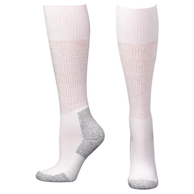 Boot Doctor Boot Doctor 0499105XL Mens OTC Socks, White Extra