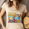 thumbnail image 4 of Cruising with a Chance of Drinking Shirt – Funny Cruise Vacation Tee, Natural, Size XL, 4 of 6