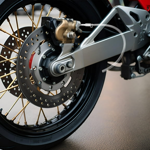 IBASETOY 1Set Brake Bleed Kit for Motorcycle Compatible with Multiple Brands Transparent Hose and Durable Parts