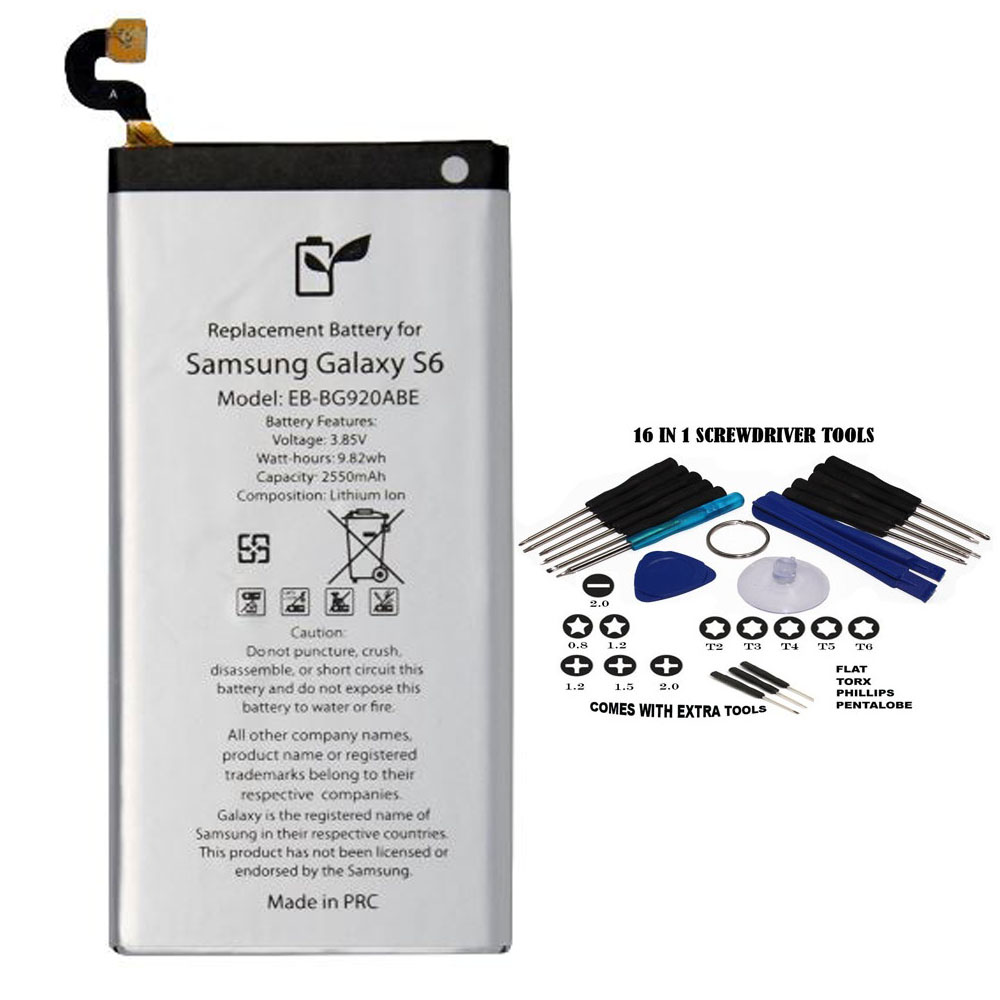FPJ Replacement Battery EBBG920ABA EBBG920ABE 2550mAh for Samsung