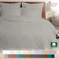 thumbnail image 2 of 100% Cotton Twin Duvet Cover Set, Luxurious 400 Thread Count Long Staple Cotton, 2 of 6
