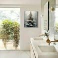 thumbnail image 5 of NIJIANKEHAN  Vintage Christmas Canvas Wall Art Pine Tree Botanical Wall Art Prints Poster Winter Scene Forest Landscape Snow Painting Pictures Farmhouse Aesthetics Decor 12x16in Unframed 12x16in, 5 of 8