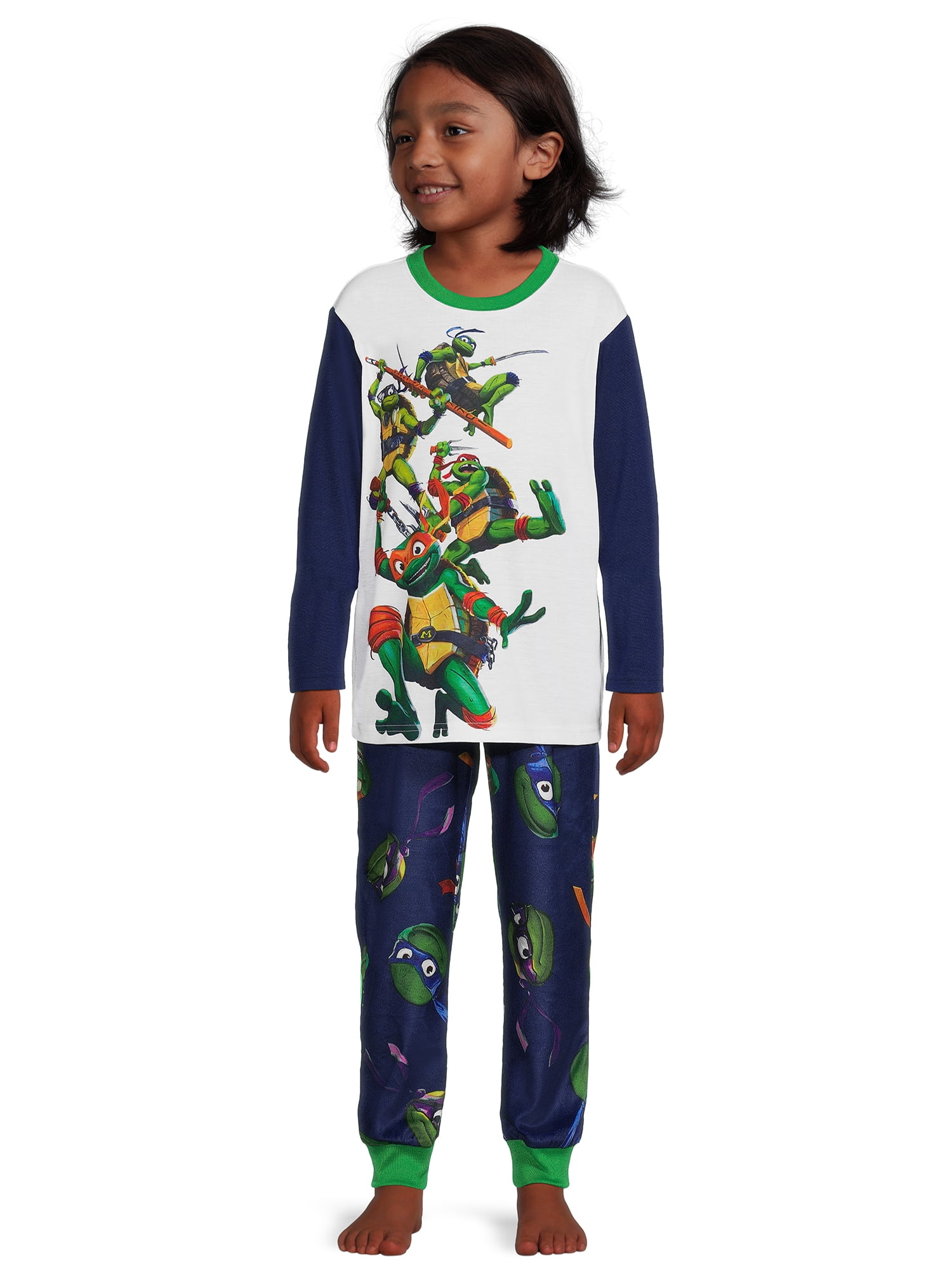 Boys 4-10 Teenage Mutant Ninja Turtles Pizza Shells Pajama Set