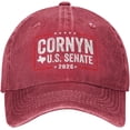thumbnail image 1 of John Cornyn for Senate 2026 hat Texas Senator Baseball Cap Black, 1 of 8