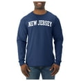 thumbnail image 2 of Wild Bobby State of New Jersey College Style Men Long Sleeve Shirt, 2 of 6