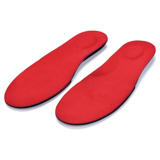 Yuarrent Adultos Invierno 3 Modos Inalámbrico Calentado Plantilla Camping Senderismo Recargable Calentador de pies eléctrico recortable Suministros térmicos Rojo Talla 35-40