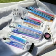 thumbnail image 2 of Zip Cosmetic Bag Large Portable Travel Makeup Bag Zipper Toiletry Pouch, 2 of 10