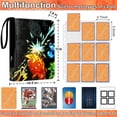 thumbnail image 3 of Carpeta para cartas HVECT de 9 bolsillos para 900 cartas, impermeable, de PU, 3 of 7