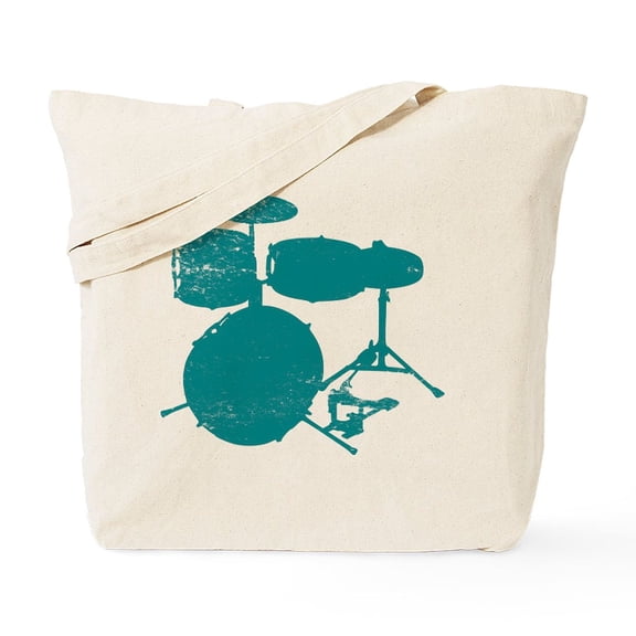 CafePress - Drumset Tote Bag - Unisex Canvas Tote Bag, Beige, 1-Piece