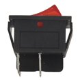 thumbnail image 3 of 4X Luz Roja 4 Pin DPST ON/OFF Interruptor Basculante 15A/250V 20A/125V AC 28X22mm, 3 of 8