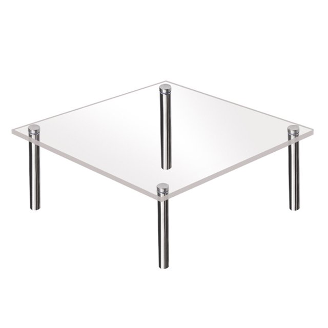 LCXmlly Money Pouch Card Acrylic Cake Stand Set Transparent High Load Bearing Easy Installation Food Grade Display