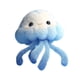 thumbnail image 1 of Llavero de peluche de medusa de animal marino de dibujos animados, adorno colgante de peluche suave para 20 centímetros, 1 of 9