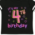 thumbnail image 4 of Inktastic It's My Fourth Birthday Boys or Girls Toddler T-Shirt, 4 of 5