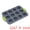 Gray/Green, variant on Unique Bargains Baking Pan 12-Cup Speckled Nonstick Silicone Tray for Bread GrayB 12"x7.9"