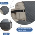thumbnail image 3 of Waterproof 4 Seater Sofa Covers With Armrests, Reversible Protected Canapes - Gray, 3 of 4