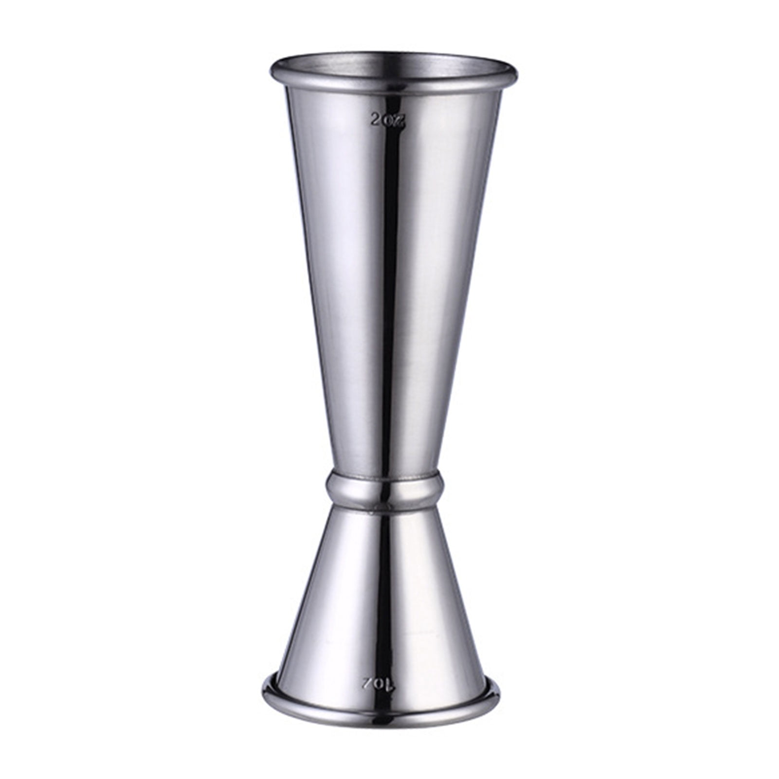 AU Luxe Stainless Steel 18/8 Cocktail Measuring Jigger Cup, 28ml And 14ml