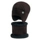 thumbnail image 1 of Fiudx Gorro de Invierno, Cálido Gorro de Punto de Terciopelo con Orejeras, Conjunto de Bufanda Gruesa, Accesorio para Deportes Al Aire Libre y Viajes, Regalo Perfecto de Navidad, Talla Única., 1 of 2