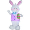 Ways to Celebrate 7' Inflatable Bunny with Easter Egg