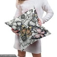 thumbnail image 5 of Ambesonne Floral Fabric by the Yard Upholstery, Monarch Butterfly Retro, 3 Yards, Multicolor, 5 of 5