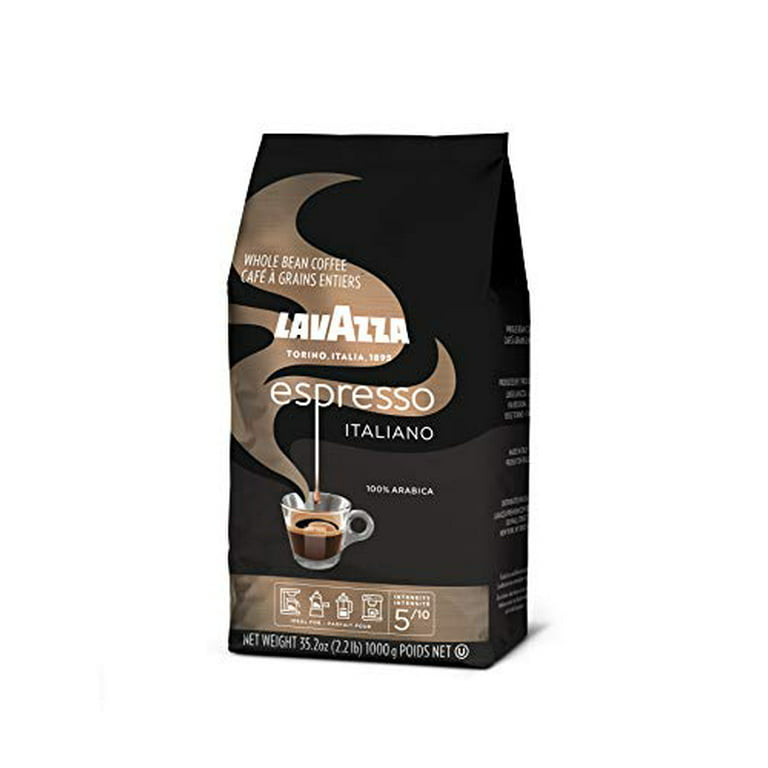 fordelagtige forfatter national Lavazza Espresso Italiano Whole Bean Coffee Blend, Medium Roast, 2.2 Pound  Bag (Packaging may vary) - Walmart.com