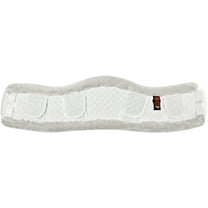 ECP Faux Shearling Contoured Girth Cover 30 Inches White