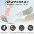 thumbnail image 3 of Loritta 12 Pairs No Show Socks Womens Low Cut Athletic Running Cushioned Invisible Non Slip Socks, Size 8-10, 3 of 6