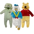 thumbnail image 1 of Kit 3 Mamelucos con Gorro Bordado Disney Squirt, Donald, Winnie Pooh Disney KitB172, 1 of 5