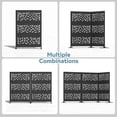 thumbnail image 5 of Modern Shade 4x6 FT Artistic Metal Privacy Screen - Space Division, 5 of 7