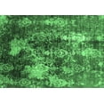 thumbnail image 1 of Ahgly Company Indoor Rectangle Oriental Emerald Green Industrial Area Rugs, 2' x 5', 1 of 4