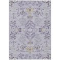 thumbnail image 2 of HomeRoots 605483 9 x 12 ft. Lavender, Purple & Gray Floral Washable Indoor & Outdoor Rectangle Area Rug, 2 of 5