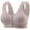 Womens Bras Gray, variant on Womens Everyday Bras, Daisy Bras for Older Women Front Closure Womens Plus Size Full Coverage Supportive Bra No Underwire Comfy Underwear L-3XL