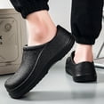 thumbnail image 4 of Chef Nurse Shoes Non Slip for Men Black Shoe Oil Resistant Waterproof Safety Work for Crews Gardener Men Women Indoor and Outdoor Slippers Sneakers for Kitchen Office Seaside, 4 of 5