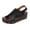 Black, variant on Wide Width Platform Wedge Sandals for Women Comfortable Low Heel Open-Toe Summer Orthopedic Shoes