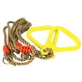 thumbnail image 3 of A Pair of, Swing Gym Fitness Exercise Adjustable Plastic Children Sports Hanging  with Rope Blue, 3 of 8