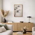 thumbnail image 5 of Framed Canvas Print Asian Ink Bamboo with Birds Wall Art Minimalist Oriental Nature Decorative for Living Room Bedroom - 24"x36" NATURAL, 5 of 8