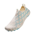 thumbnail image 2 of UDAUDU Water Sports Shoes for Women Men Swim Shoes Comfortable Water Socks Aqua Socks Snorkeling Surfing Running Diving Exercise Sport Shors Quickly Dry Non Slip Slip on Water Shoes Beige, 2 of 4