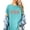 Seafoam Shirt, variant on Floral Amen Shirt for Women and Teens Easter Christian Flower Graphic Tee Blue Jean Shirt Adult X-Large