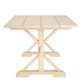 thumbnail image 3 of 71 Inch Dining Table, Natural, Wood, Kitchen Cafe Bistro Hospitality Restaurant, Modern Contemporary HB35848, 3 of 10