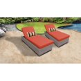 thumbnail image 2 of Chaise Florence Set de 2 Meubles de Patio en Osier Extérieur en Mandarine, 2 of 2