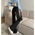 thumbnail image 4 of Pantalones vaqueros de estilo coreano para mujer, Jeans de nicho con piernas anchas naturales, pantalones casuales de cintura alta, 4 of 4