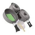 thumbnail image 2 of Wweixi Camping Cookware Set for Campfire Pot frying pan,1 medium and Pan for Camp Backpacking Equipment, 2 of 6