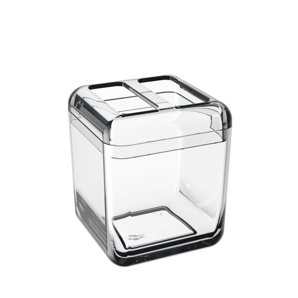 Porta CEPILLO DE PLÁSTICO Y CREMA PATZU CUBE cristal 20876/0009