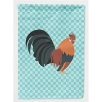 Caroline's Treasures BB8010GF Dutch Bantam Chicken Blue Check Flag Garden Size , Small, multicolor