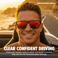 thumbnail image 3 of Grinderpunch Polarized Square Sunglasses for Men Black Designer Polarized Sunglasses Trendy Shades Sunglasses For Men UV 404, 3 of 8