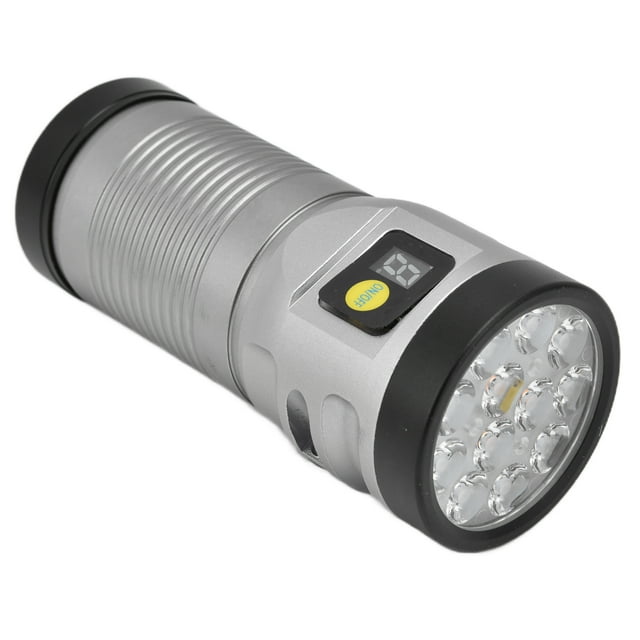 Lampe de Poche la Plus Lumineuse LED 8 Modes Type C 9000mAh Étanche Multifonctionnelle pour Camping