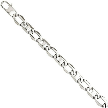 Primal Steel Stainless Steel Polished Open-Link Bracelet, 8.5