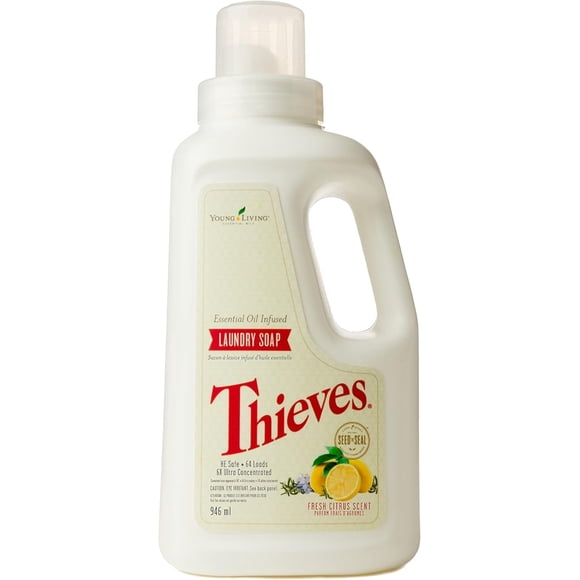 Jabón para lavar ropa Young Living Thieves ultraconcentrado 946 ml
