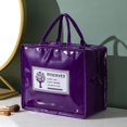 thumbnail image 1 of Bolsa de almacenamiento de cosméticos de viaje, bolsa de lavado impermeable de PU, linda bolsa de cosméticos para mujer, bolsa de almuerzo de gran capacidad, bolso de mano, 1 of 6