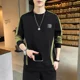 thumbnail image 4 of Sudaderas para hombre Camiseta Cuello redondo Ropa de hombre Top Slim Fit Sin capucha Jersey azul Cuello redondo Novedad y lujo Cálido Emo, 4 of 5